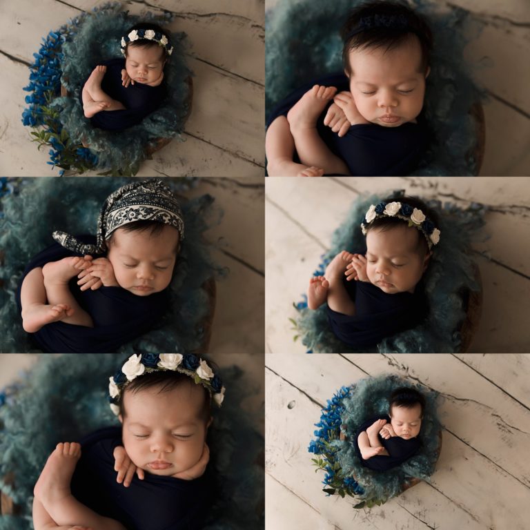 Newborn Studio Session with Baby Valerie