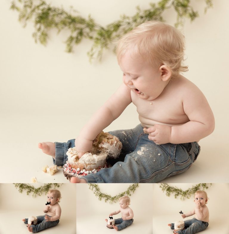 Tristan Turns ONE ~ Maternity thru Cake Smash Sessions
