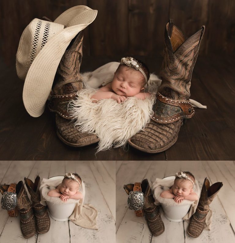 newborn baby girl cowboy boots