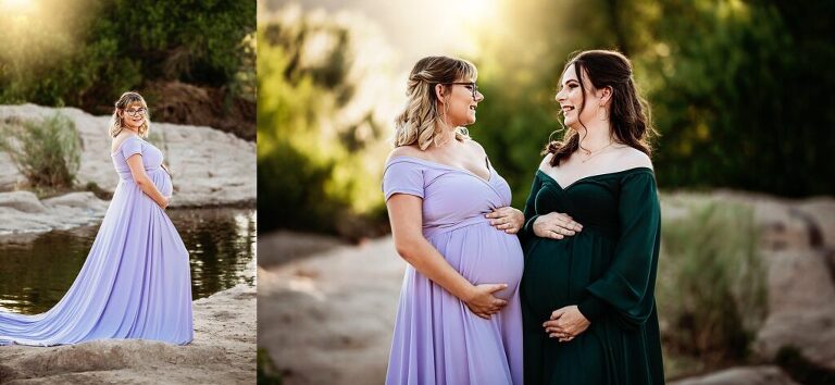 A Double Rainbow Maternity and Newborn Photos