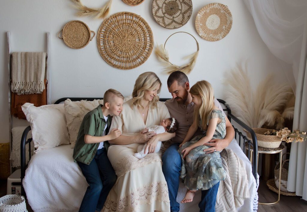 Peoria Arizona newborn family session