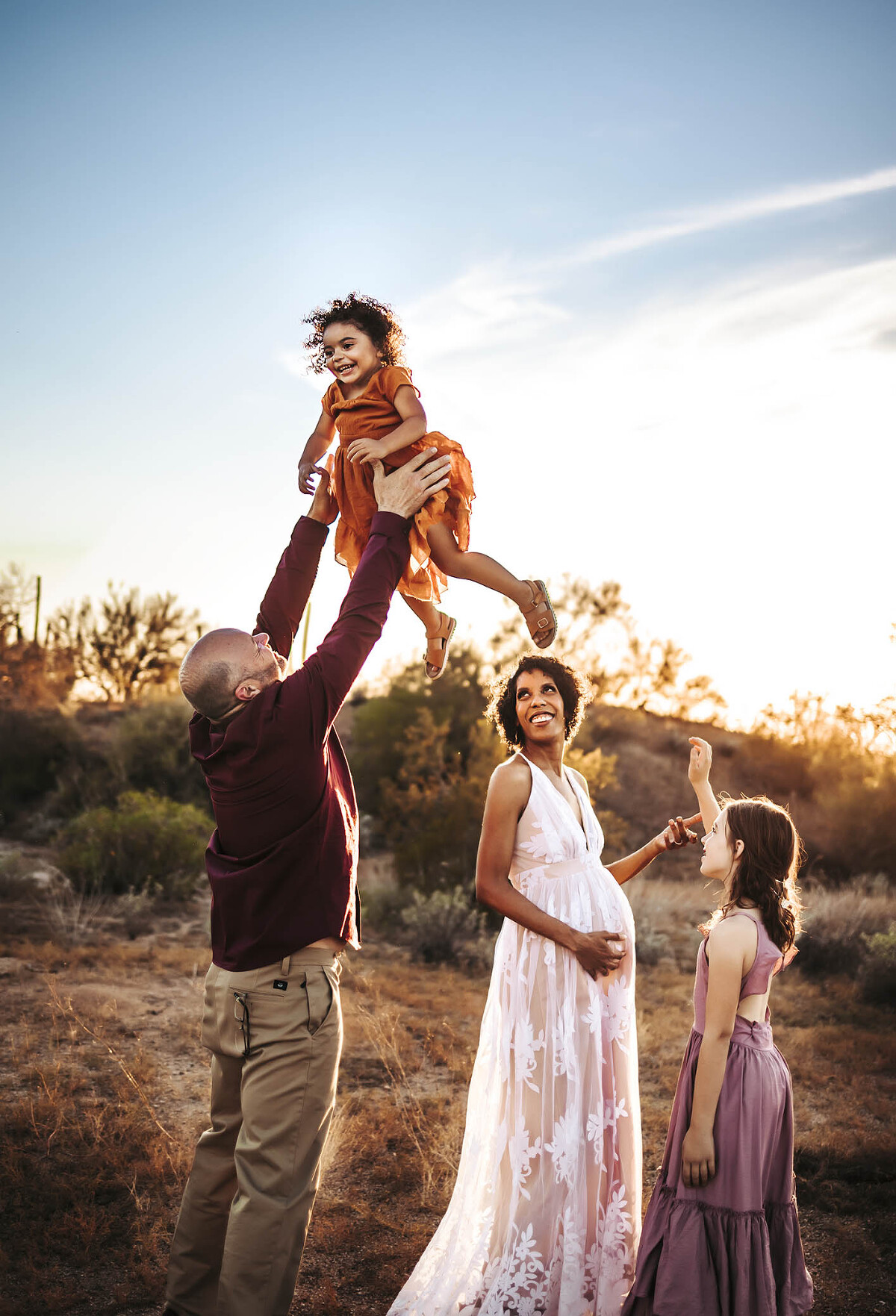 family maternity portrait