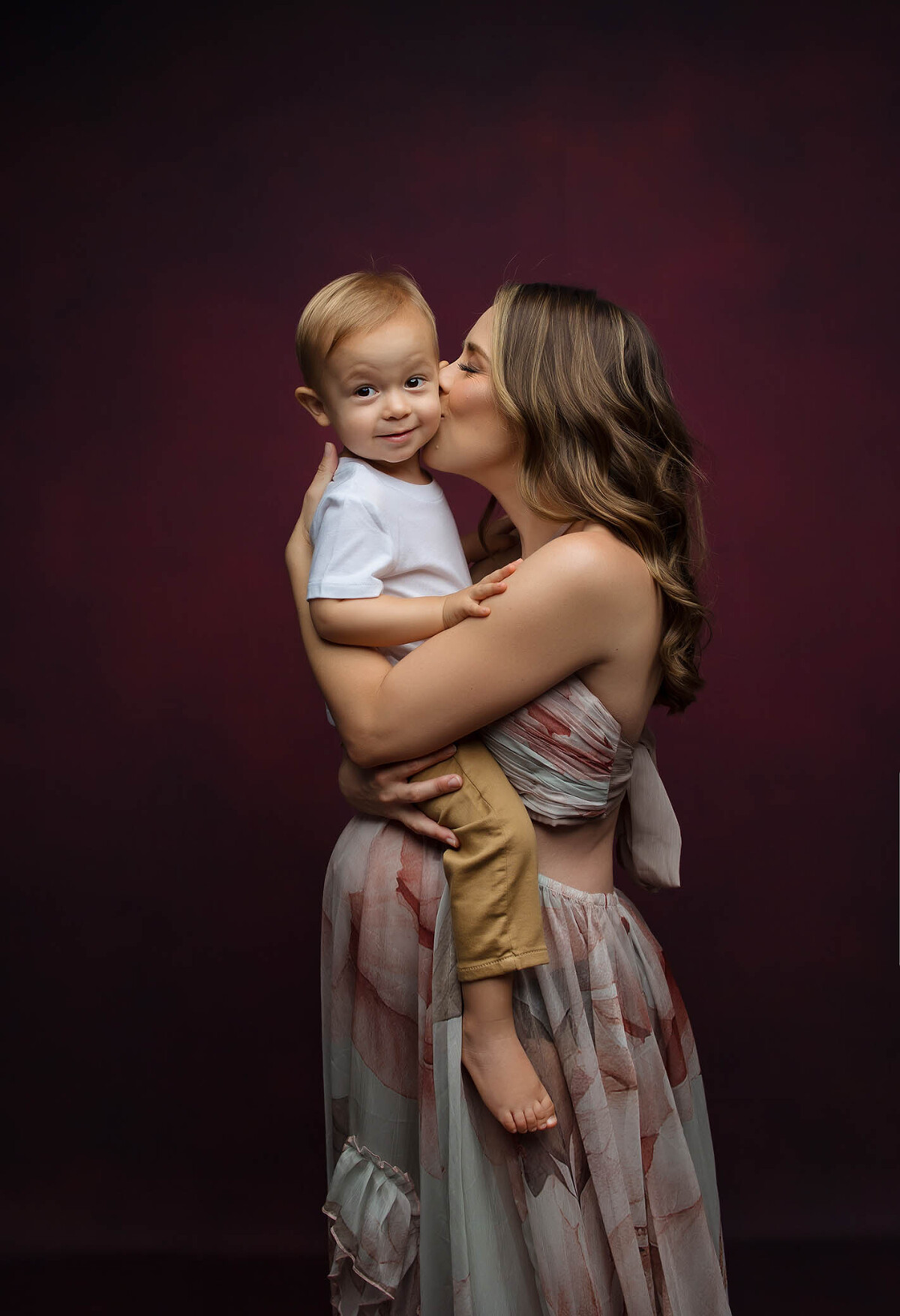 studio maternity photograph