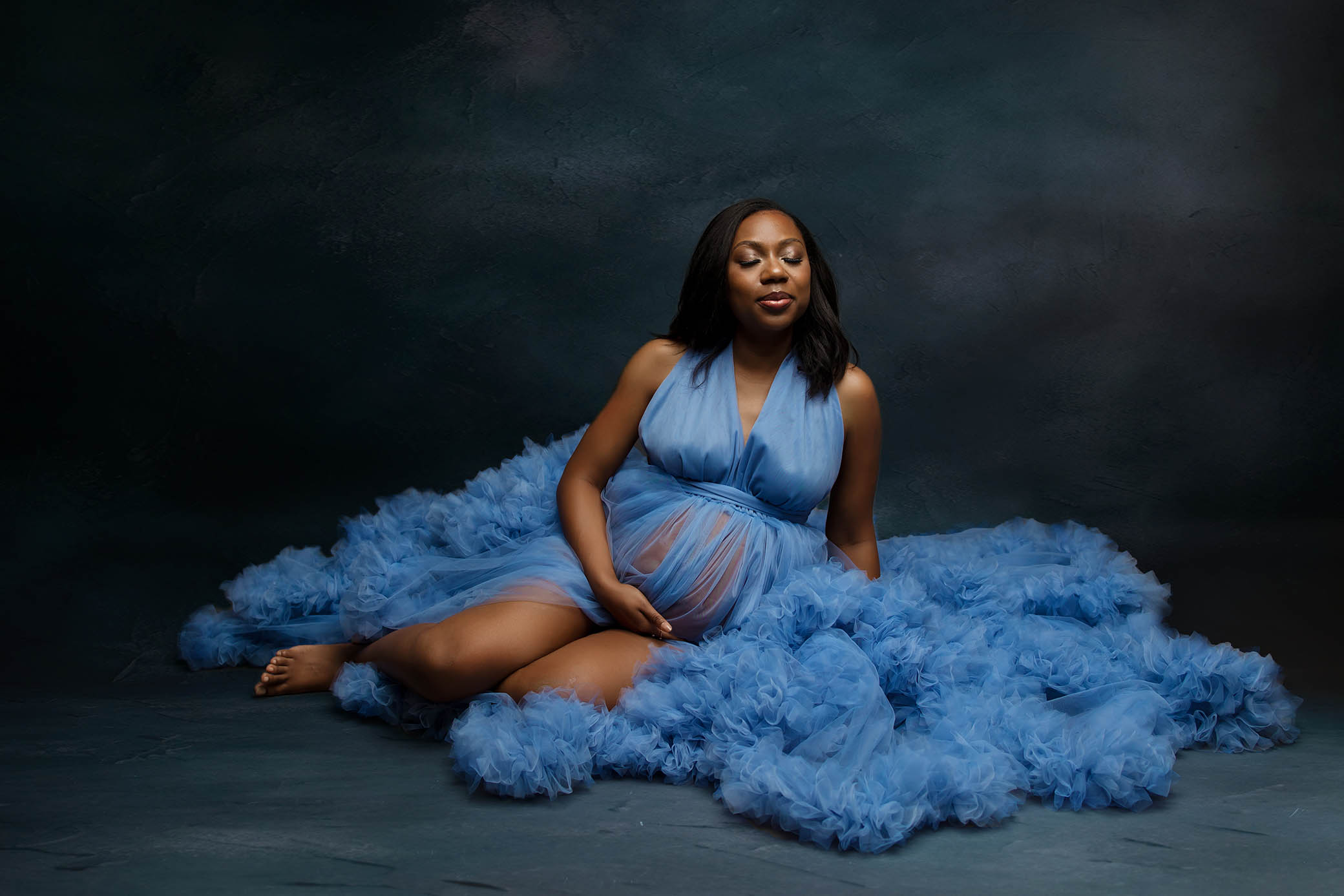 Maternity portraits in phoenix arizona studio