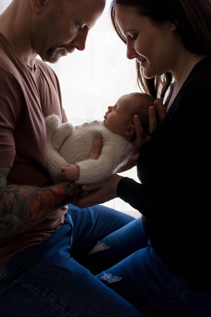 family photos with newborn baby